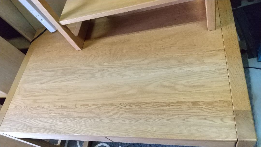 ※値下げ中※学習机◆浜本工業◆デスク◆棚付き◆中古品(2412④)