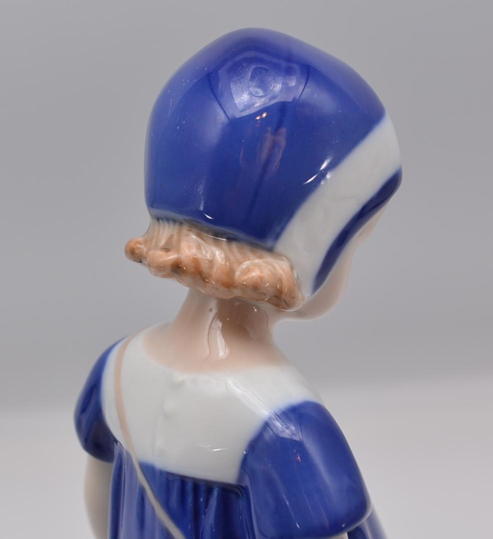 青いドレスの少女　#1574　No.4　★B＆G（ロイヤルコペン）　ご成約済み