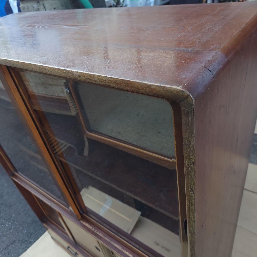 あ*さ様 昭和レトロ　無垢材　高級茶たんす　中型　古民家　古家具　当時物