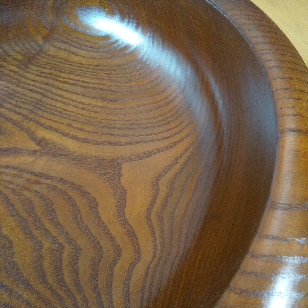 【お値下げ】なつめ　こね鉢　くりぬき　木製　漆　蕎麦 うどん　その他麺類