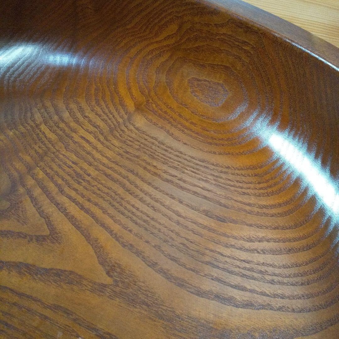 【お値下げ】なつめ　こね鉢　くりぬき　木製　漆　蕎麦 うどん　その他麺類