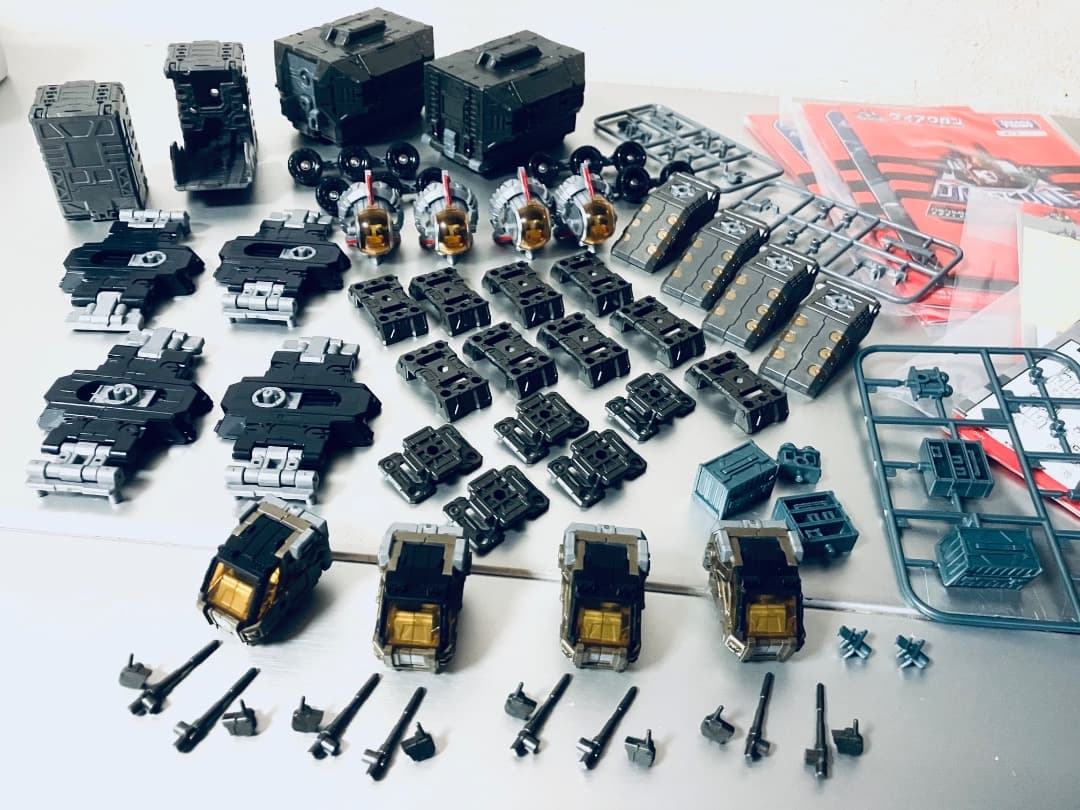 ダイアクロン　＜D＞ビークルズ　パーツ　グランドダイオン強化ユニットパーツ　他