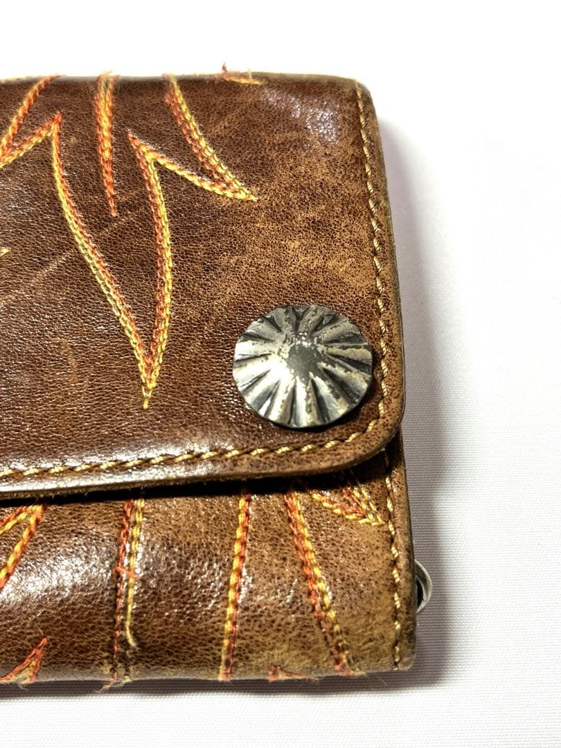 RRL レザーウォレット 革の味極まる ウエスタンステッチ