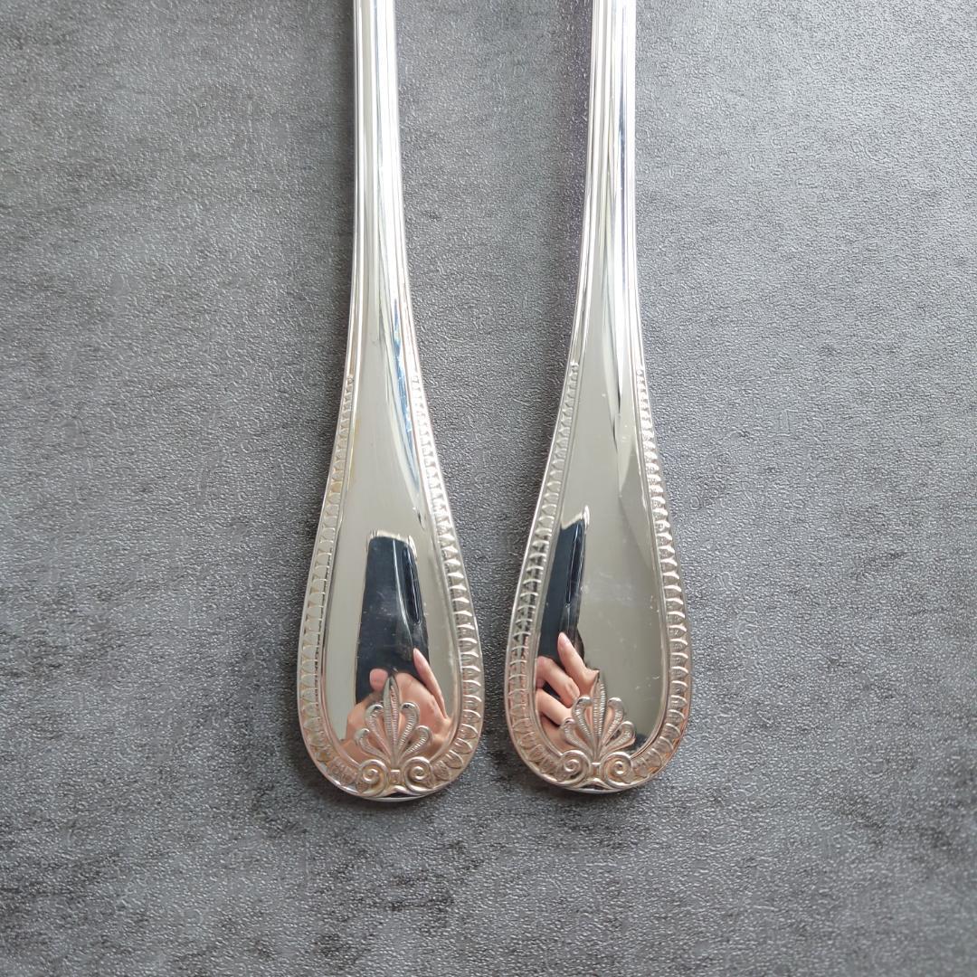 美品 クリストフル マルメゾン サービングフォーク サービングスプーン