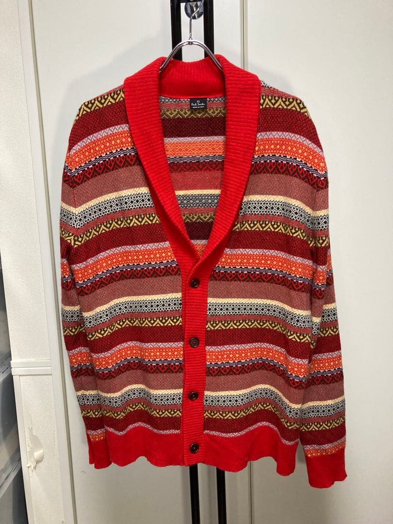 【希少XXL/カシミヤ混】PS Paul Smith カーディガン イタリア製
