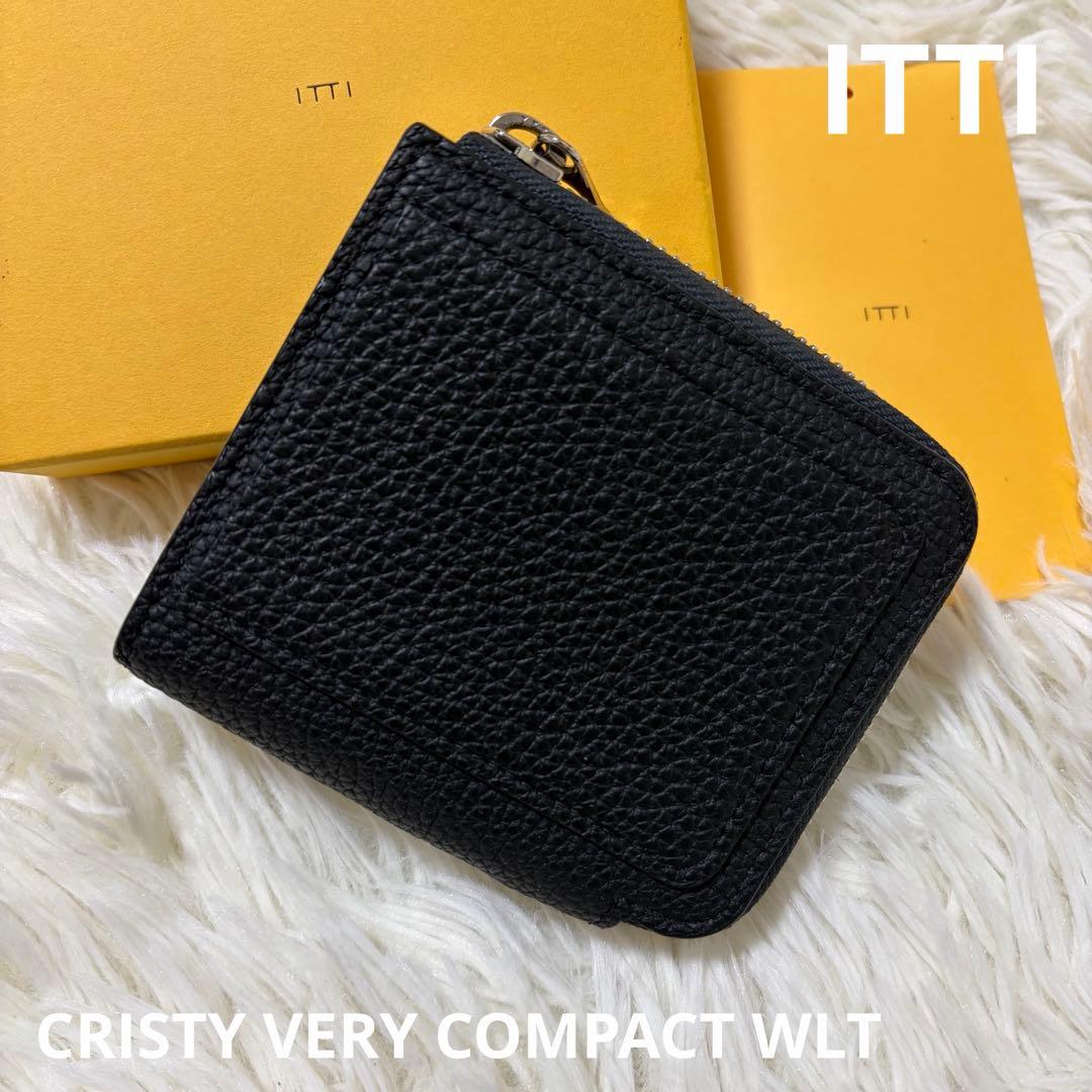 ITTI イッチ　CRISTY VERY COMPACT WLT レザー　黒