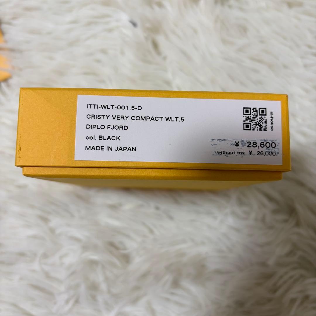ITTI イッチ　CRISTY VERY COMPACT WLT レザー　黒