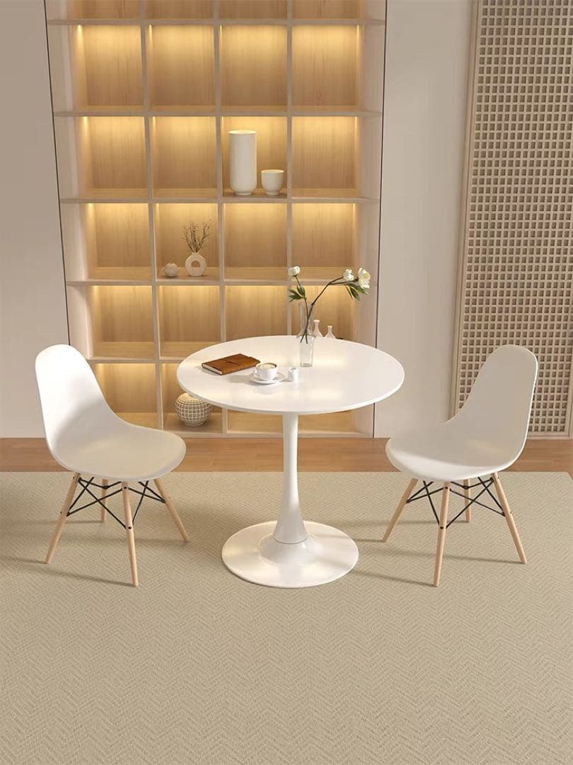 ダイニングテーブル80cmと椅子ニ脚セット