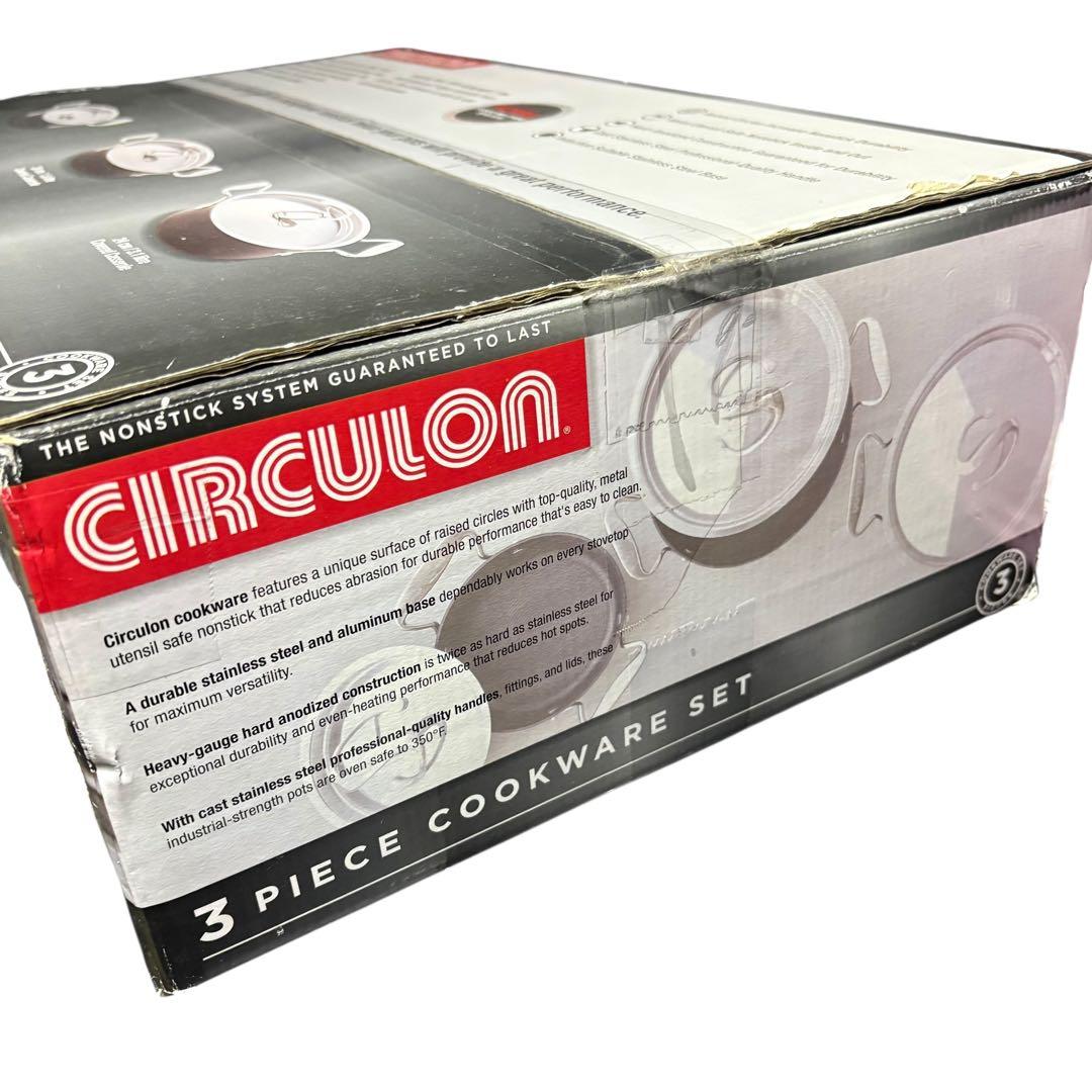 未開封　3点セットMEYER マイヤー CIRCULON サーキュロン 両手鍋@