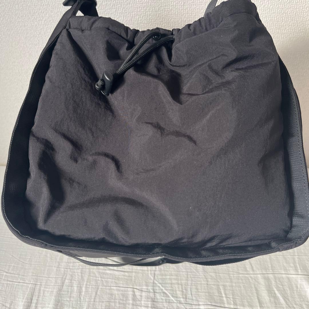 ゆ*う様 ブラック ナイロン マザーズバッグ キルティング