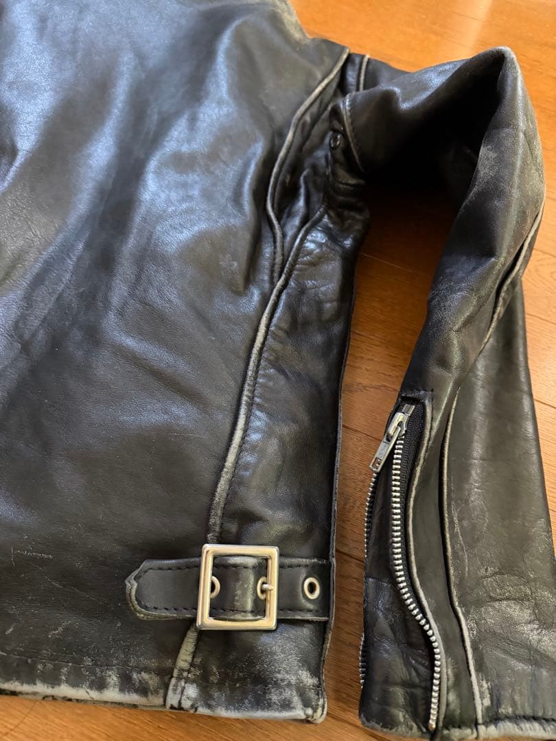 激味 SCHOTT 641 シングルライダース ボアライナー 38 USA