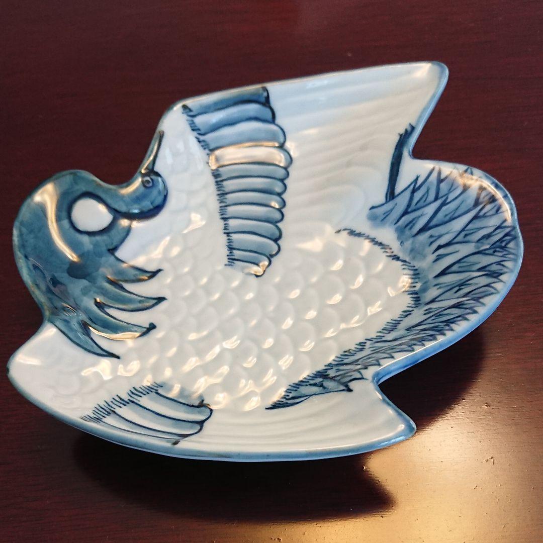 源右衛門　銘々皿　取皿揃　鶴　５枚セット