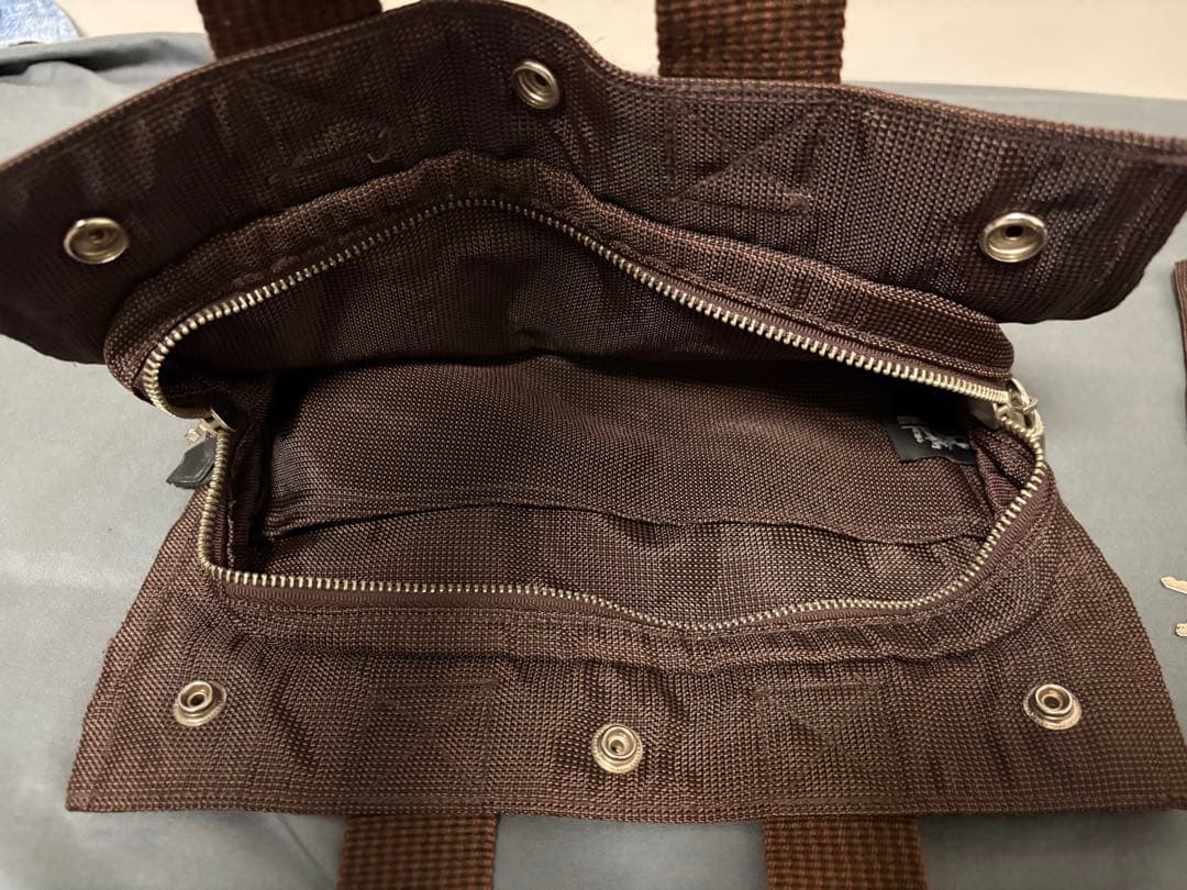 こ*ち様 エルメス エールラインMMトートバッグ　グレー＆ 茶色のセット