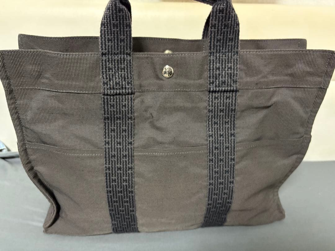 こ*ち様 エルメス エールラインMMトートバッグ　グレー＆ 茶色のセット