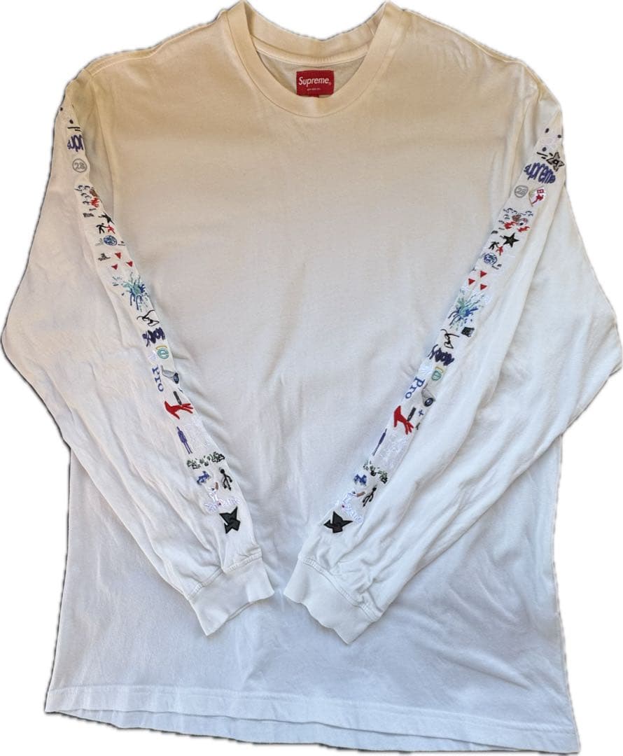 【L】Supreme AOI Icons L/S Top