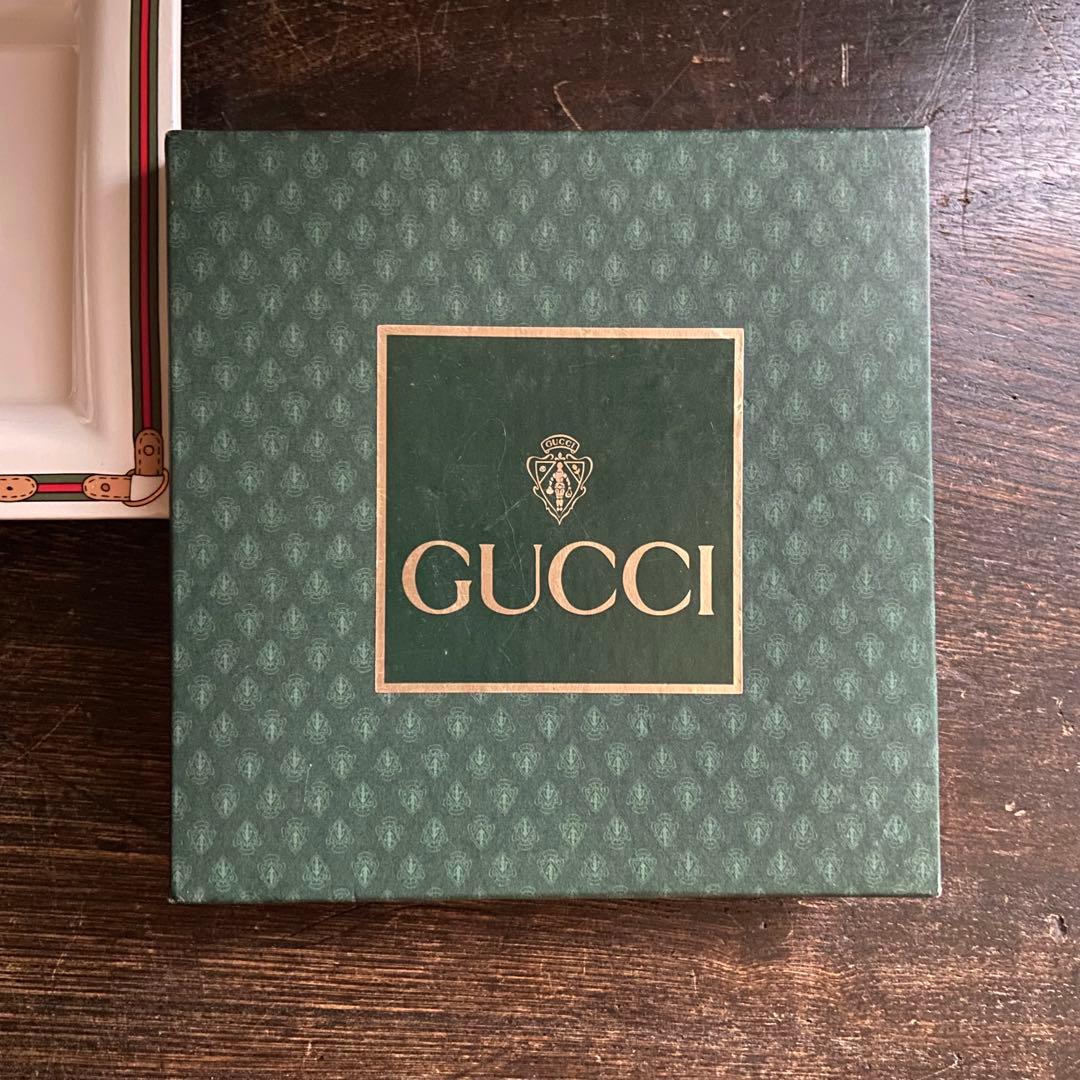 オールドグッチ　灰皿　GUCCI 箱付き　未使用品　美品　アッシュトレイ