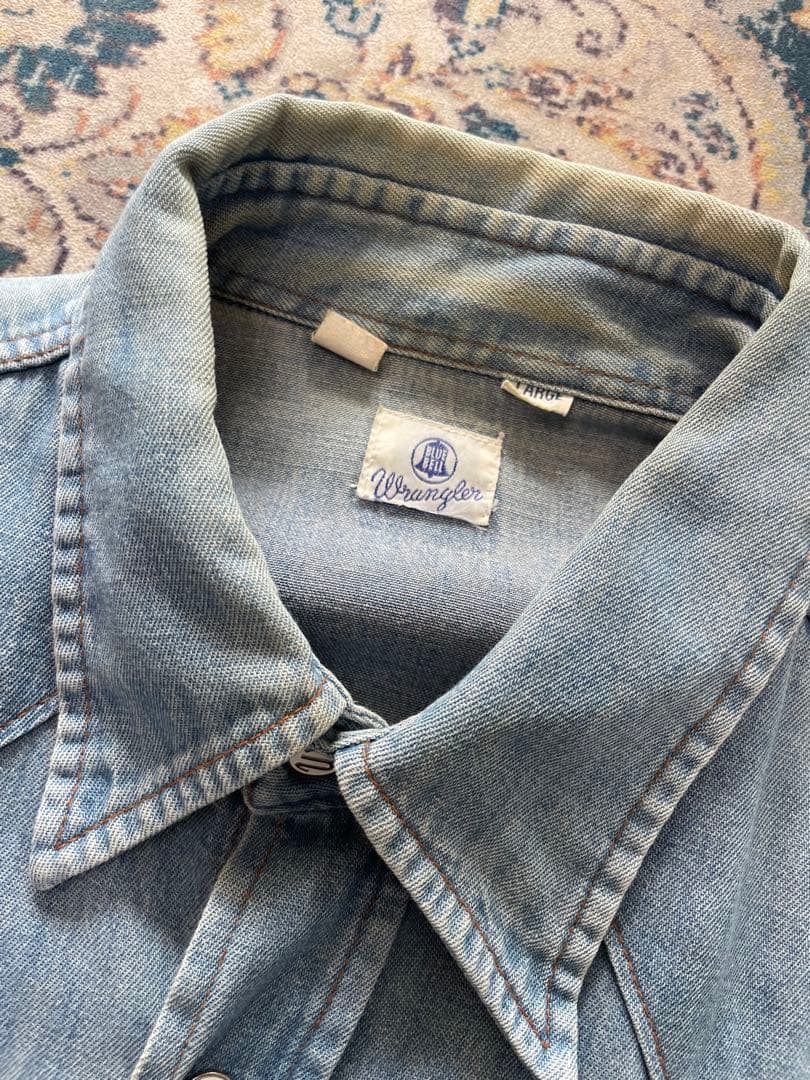 90年代　50年代復刻　27mw vintage Wrangler フルスナップ