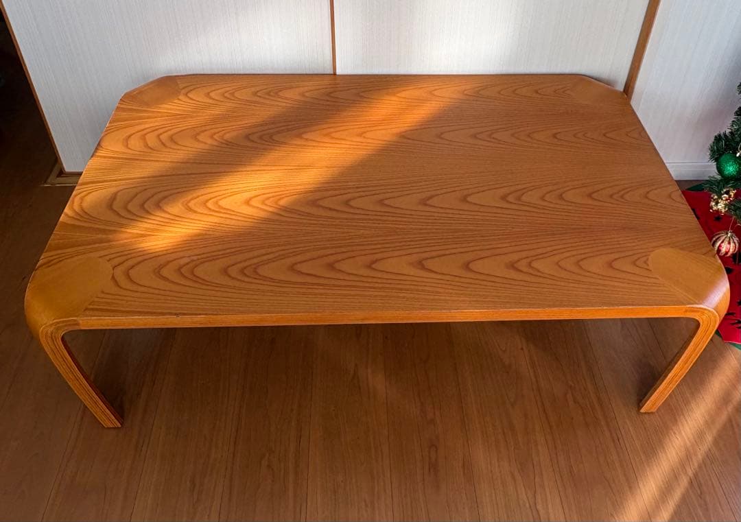 天童木工　TENDO 曲木　座卓　ローテーブル　1210×755mm