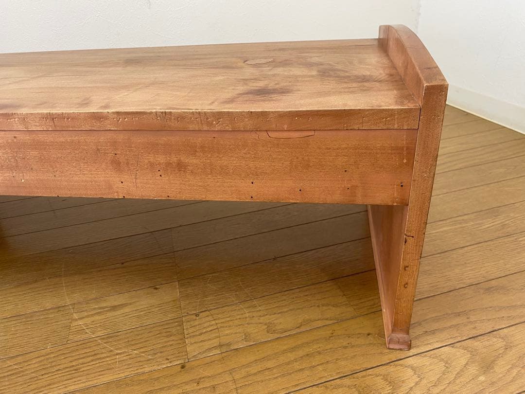 アンティーク レトロ 木製 無垢 文机 テーブル 飾り台 インテリア 古民具