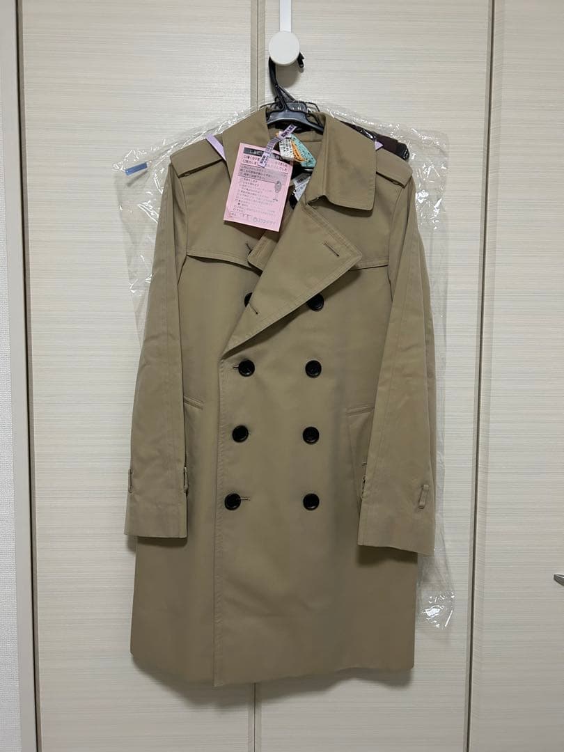 SANYO 100年　百年　トレンチ　コート　ベージュ　ライナー付き　Sサイズ