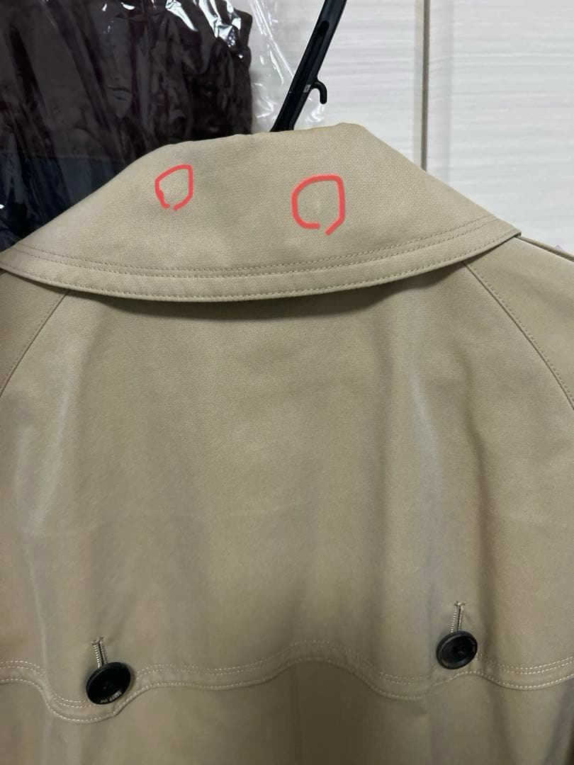 SANYO 100年　百年　トレンチ　コート　ベージュ　ライナー付き　Sサイズ