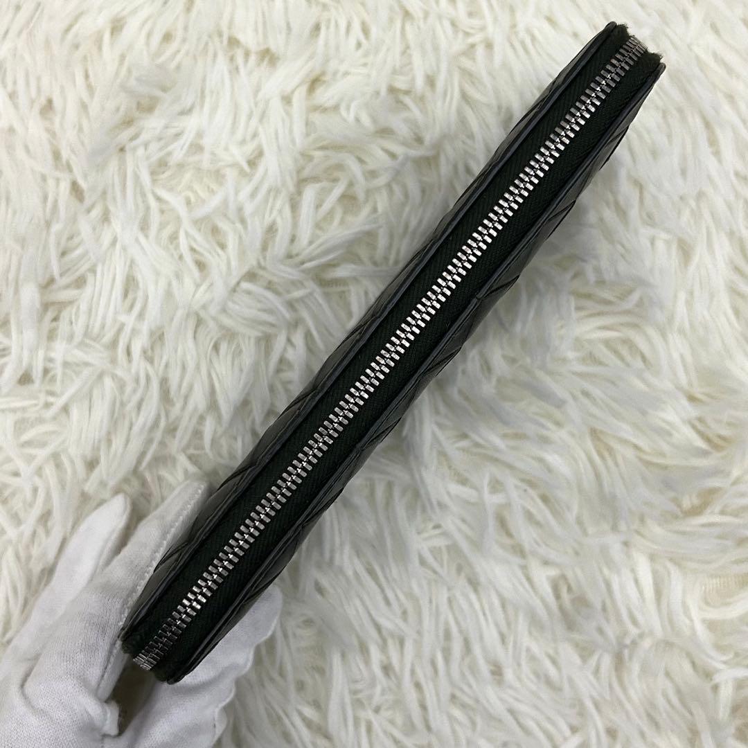 ICチップ内蔵 BOTTEGA VENETA イントレチャート グレー×ピンク