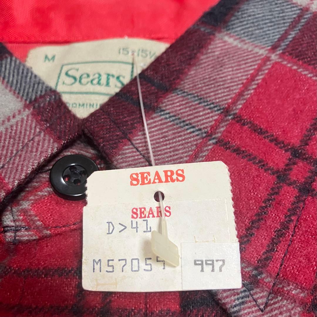 Sears 80sデッドストック プリントネルシャツ カートコバーン ニルバーナ