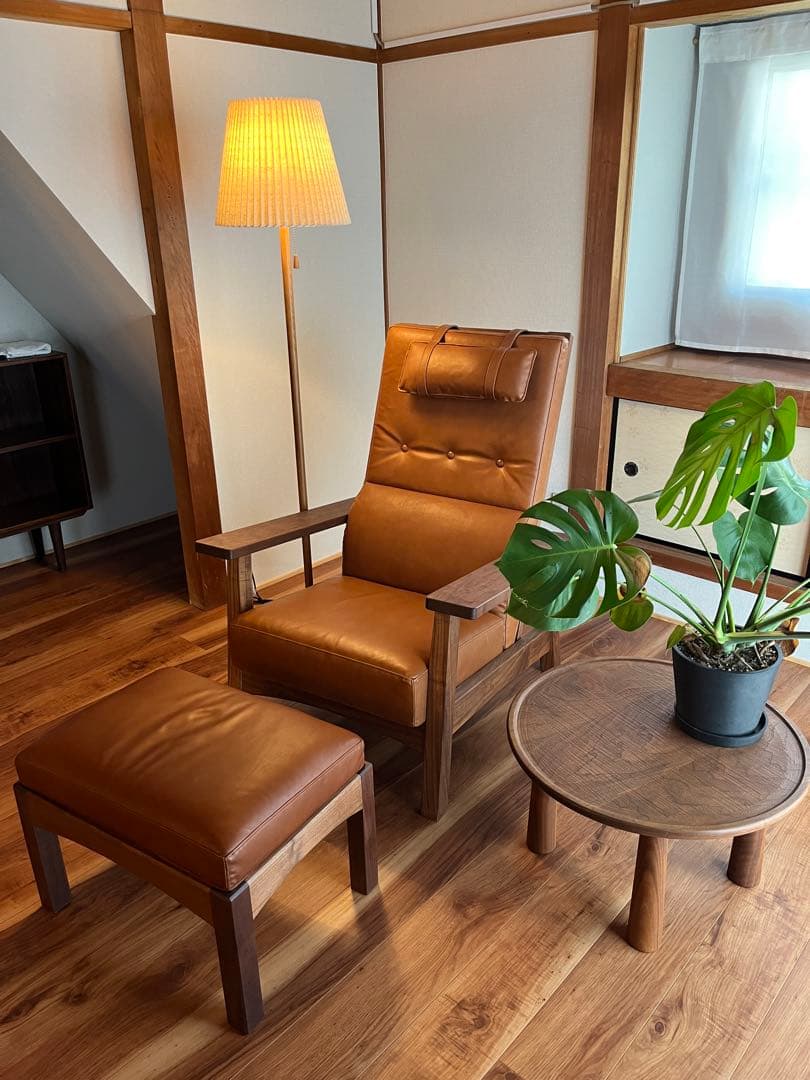 ウッドユーライクカンパニー フライトソファ（一人掛）オットマンのみ