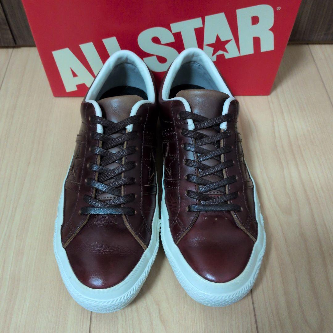 【US8】ジャックスター　レザー　バーガンディー　 ALL STAR　ワンスター