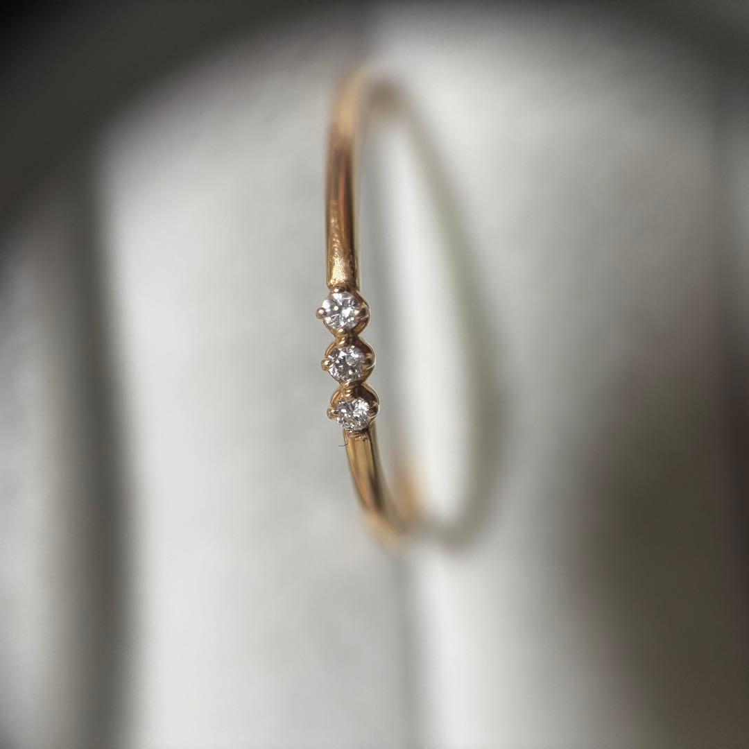 AHKAH アミュレットリング 18Kピンクゴールド ダイヤモンド　11号