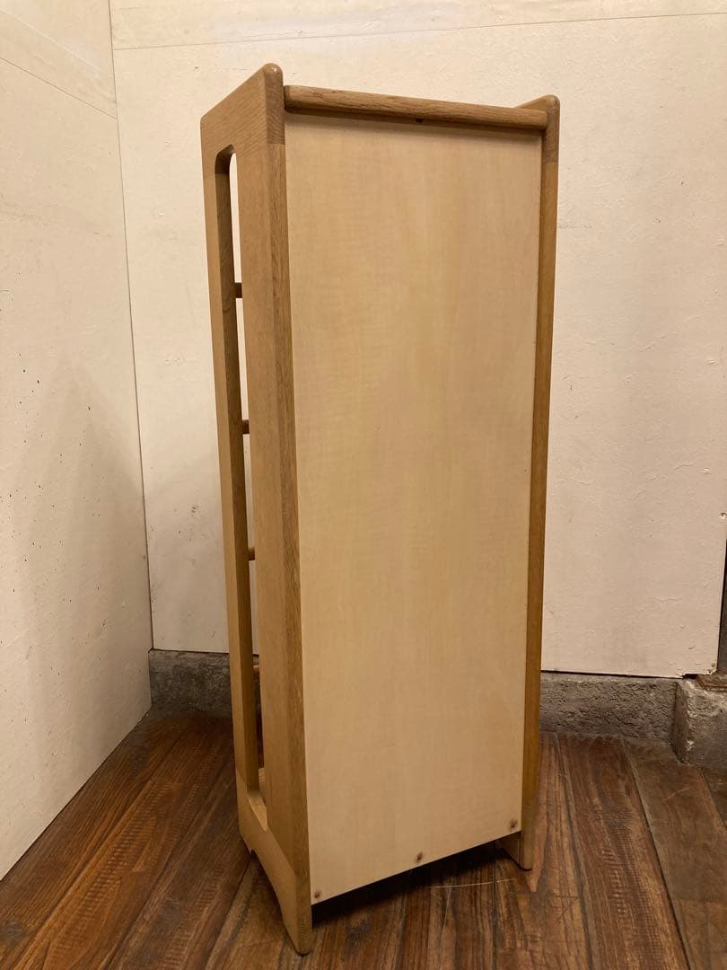 オールドカリモク オーク材 スリッパラック シューズラック 北欧モダン