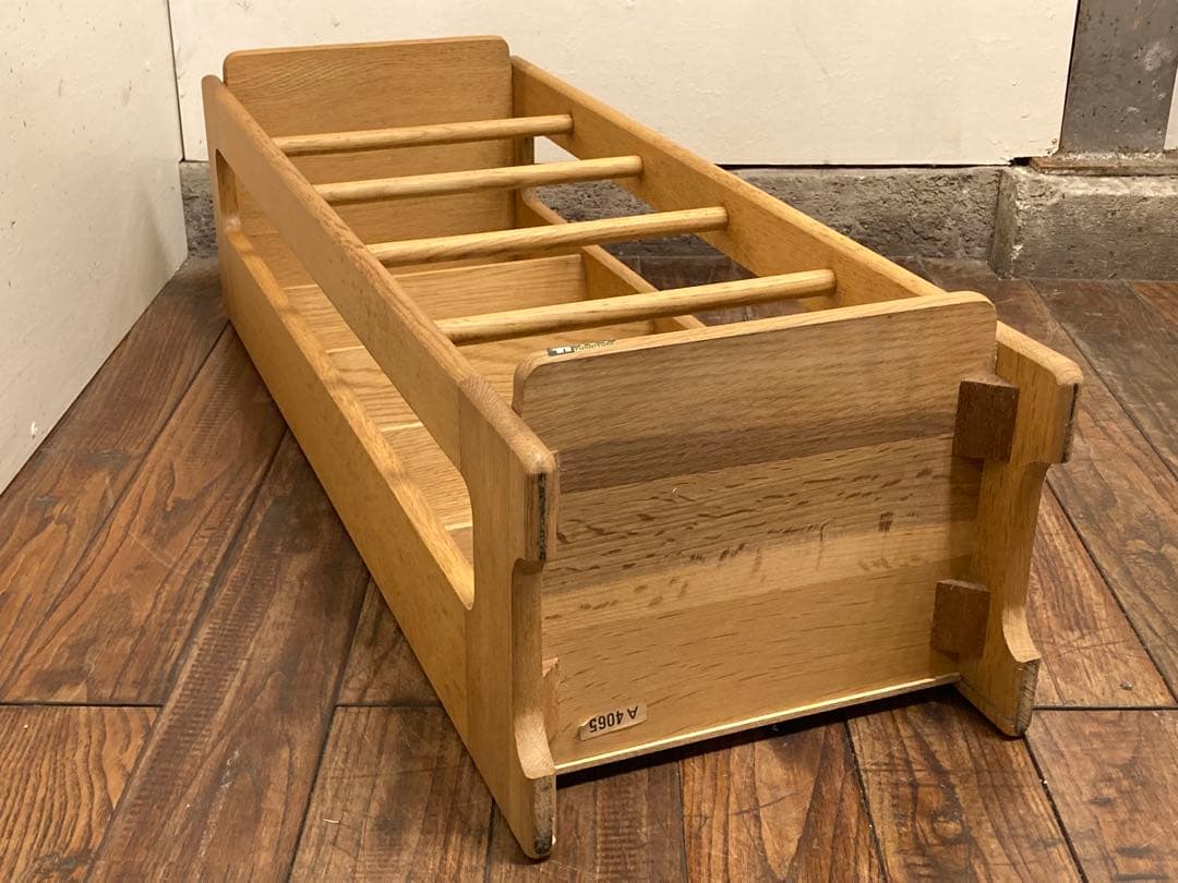 オールドカリモク オーク材 スリッパラック シューズラック 北欧モダン