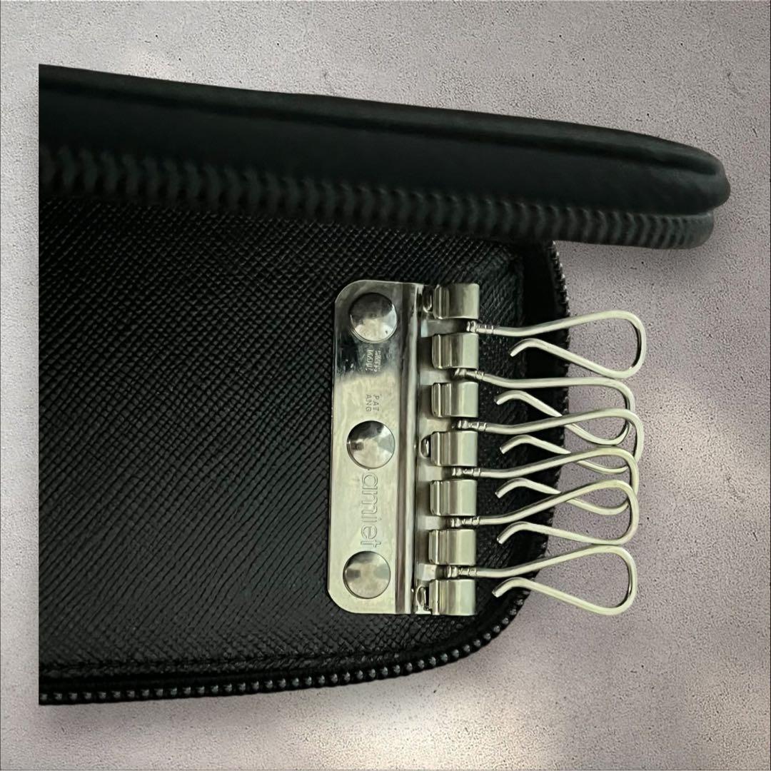 PRADA キーケース 箱付き ブラック 高級感 美品