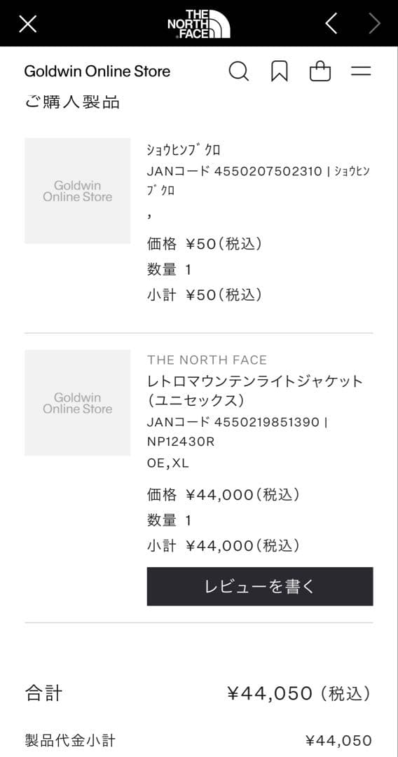 THE NORTH FACE GORE-TEX レトロマウンテンライトジャケット