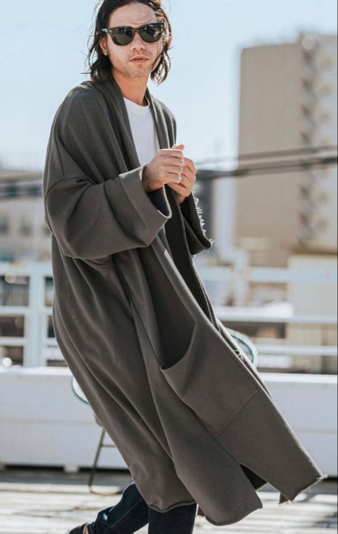 【CAMBIO⭐︎タグ付き⭐︎】KIMONO Like スウェットガウンM