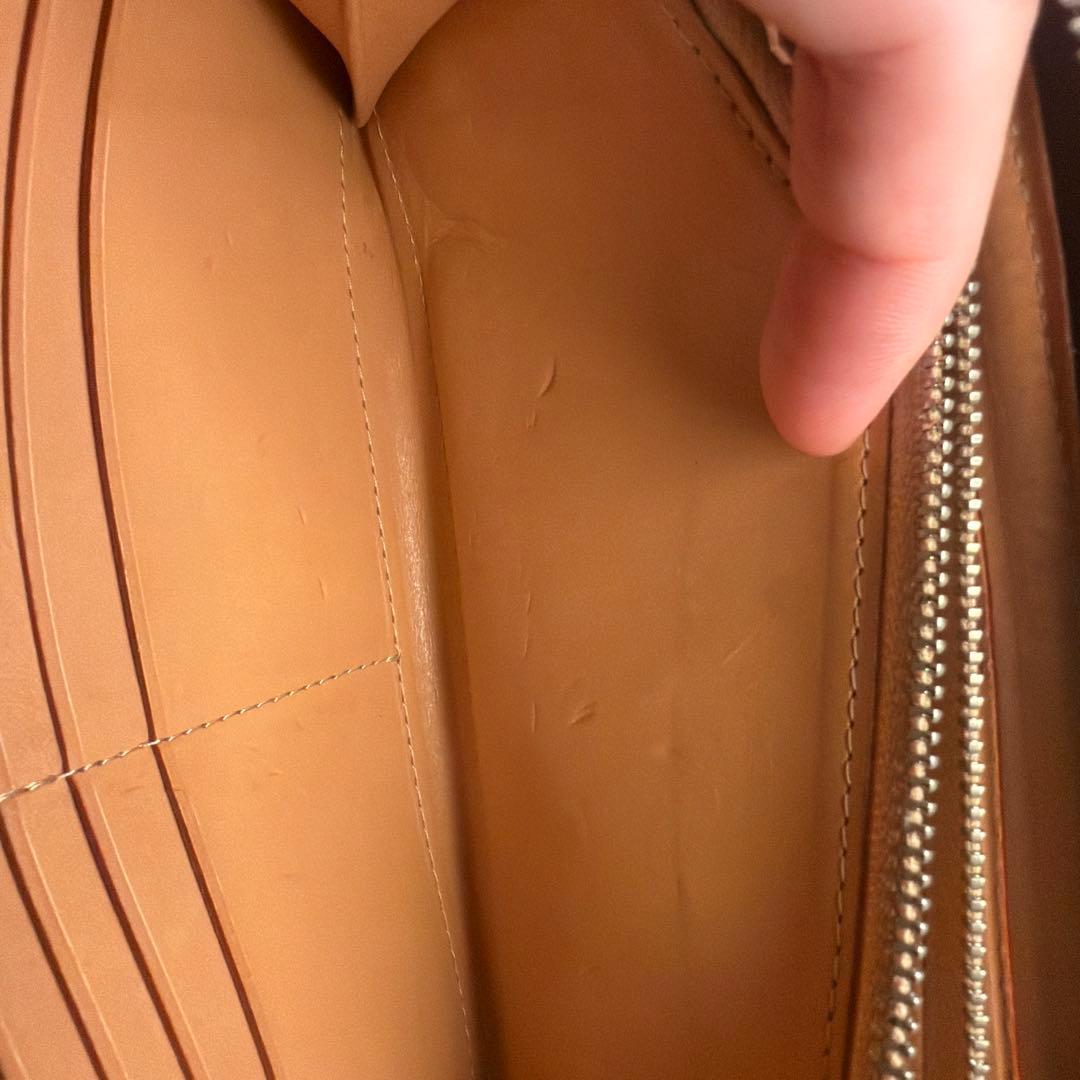 GANZO ガンゾ コードバン ラウンドファスナー 長財布 ダークブラウン