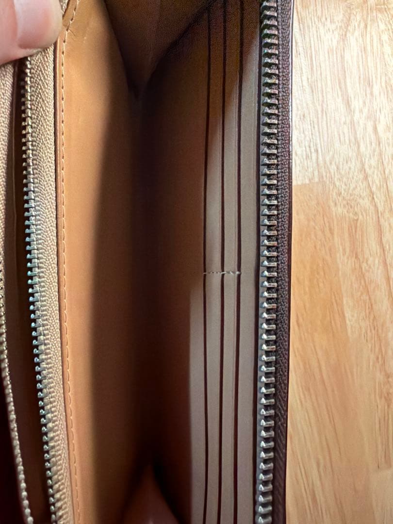 GANZO ガンゾ コードバン ラウンドファスナー 長財布 ダークブラウン