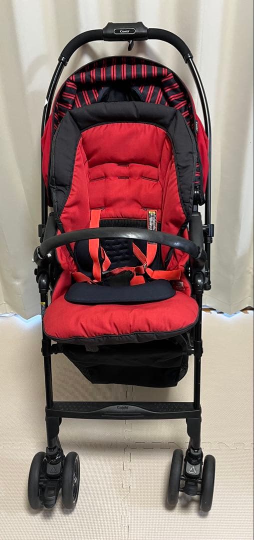 Combi メチャカルハンディ オート4キャス ベビーカー レッド