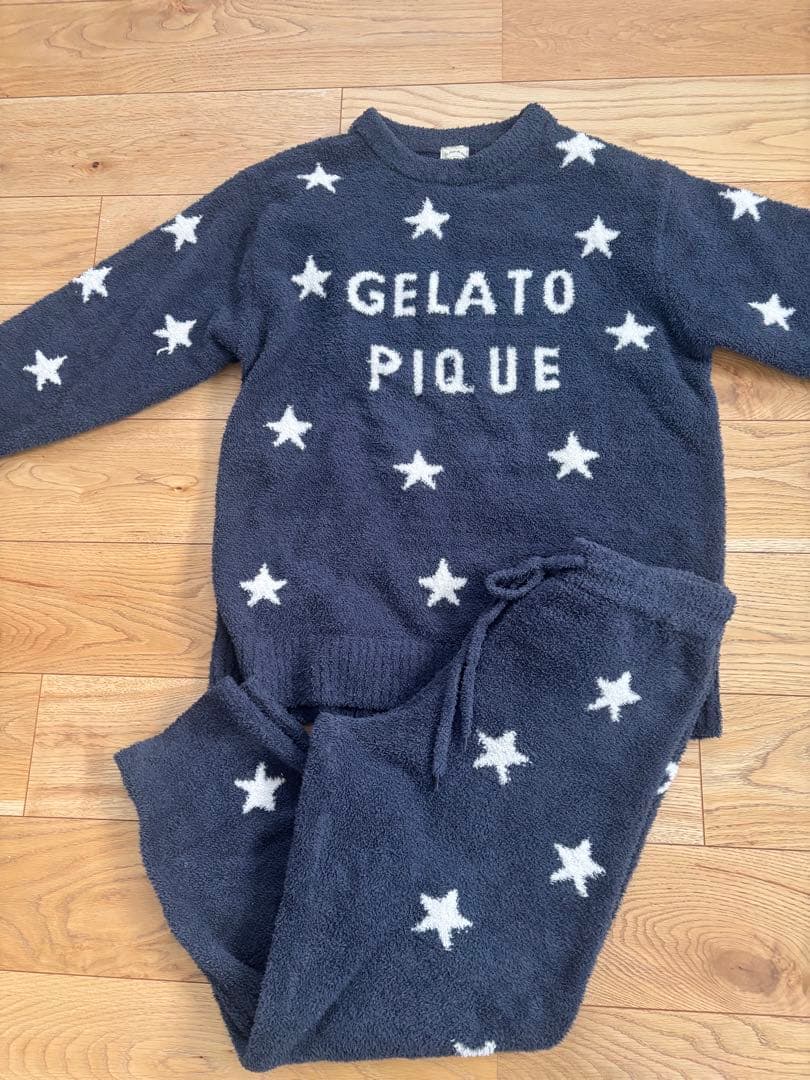 GELATO PIQUE 星柄ルームウェア　ジェラピケ　セットアップ