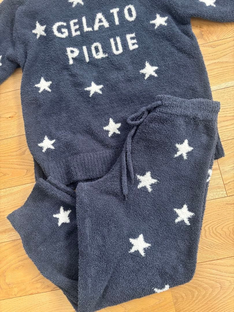GELATO PIQUE 星柄ルームウェア　ジェラピケ　セットアップ