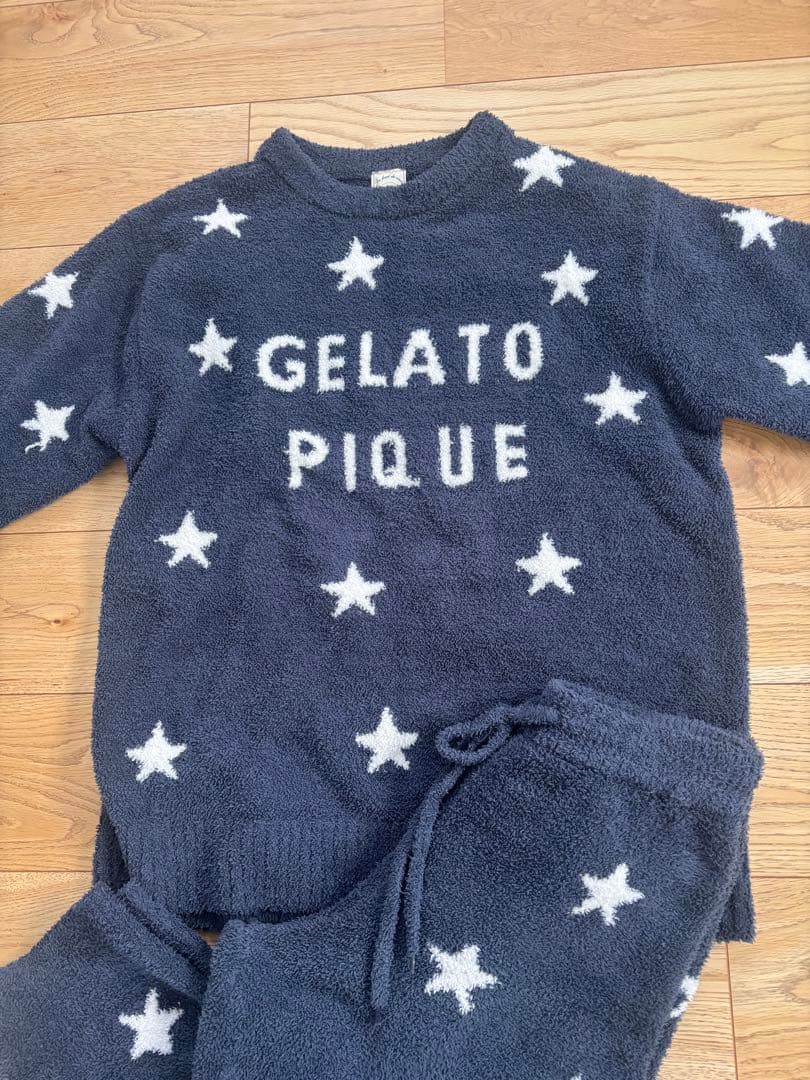 GELATO PIQUE 星柄ルームウェア　ジェラピケ　セットアップ
