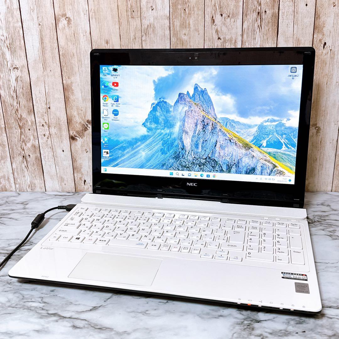 激安大特価‼1台限定✨すぐ使えるノートパソコン✨高性能i3＆大容量✨NEC