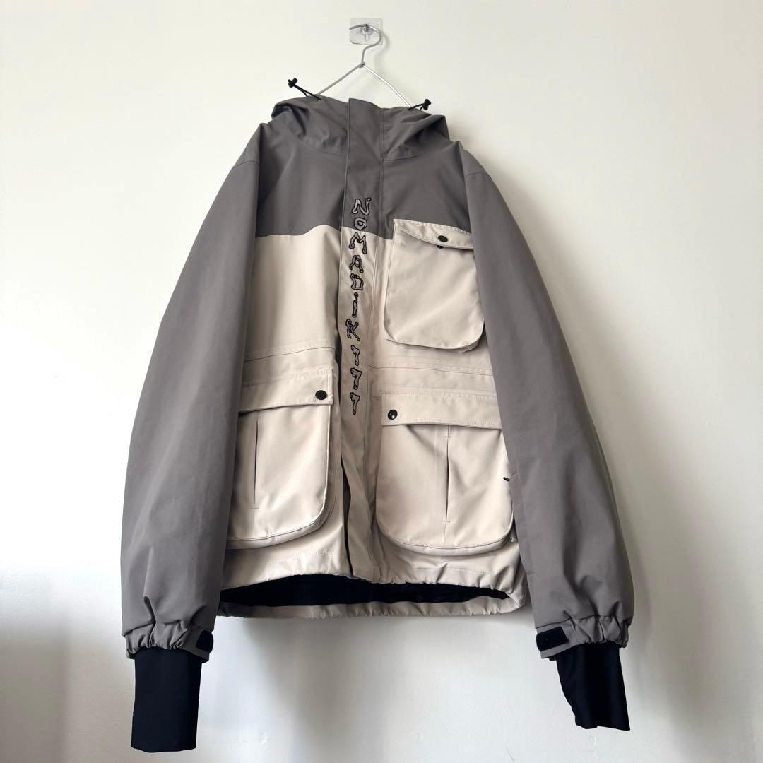 スノーボード NOMADIK 777 JACKET GrayBeige M KAZU24-25