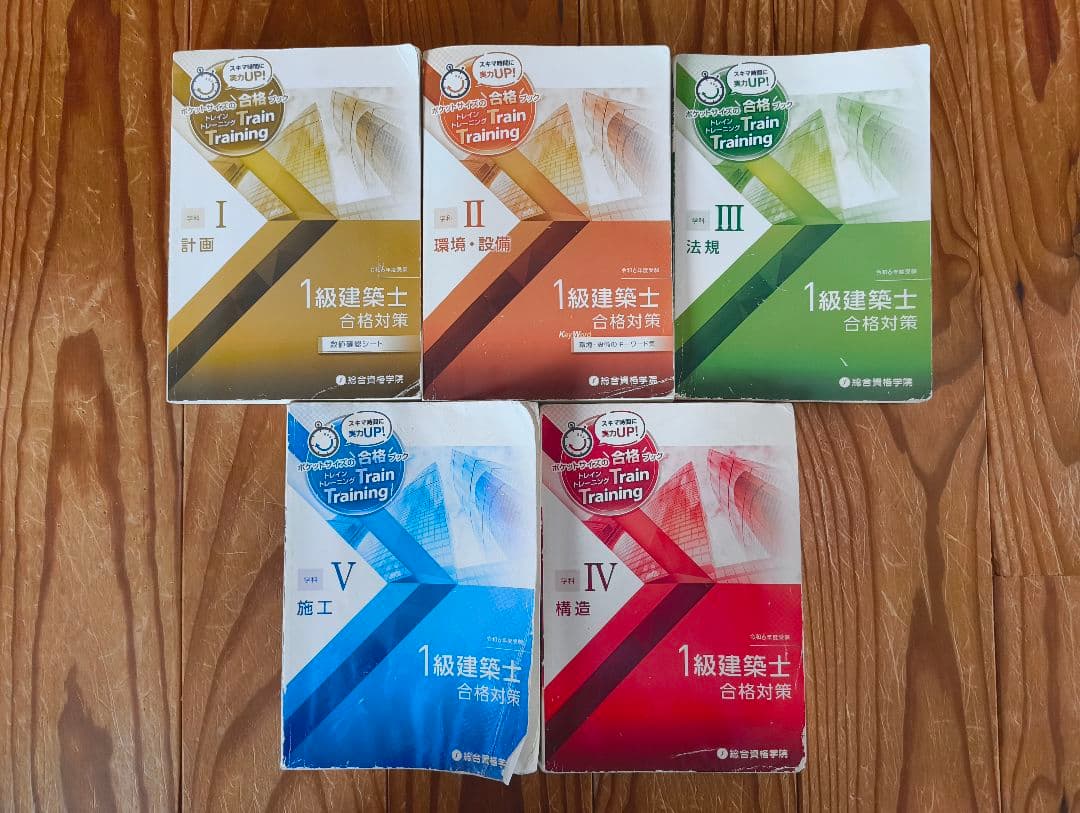 総合資格 1級建築士 学習参考書セット 2024年版 (令和6年)