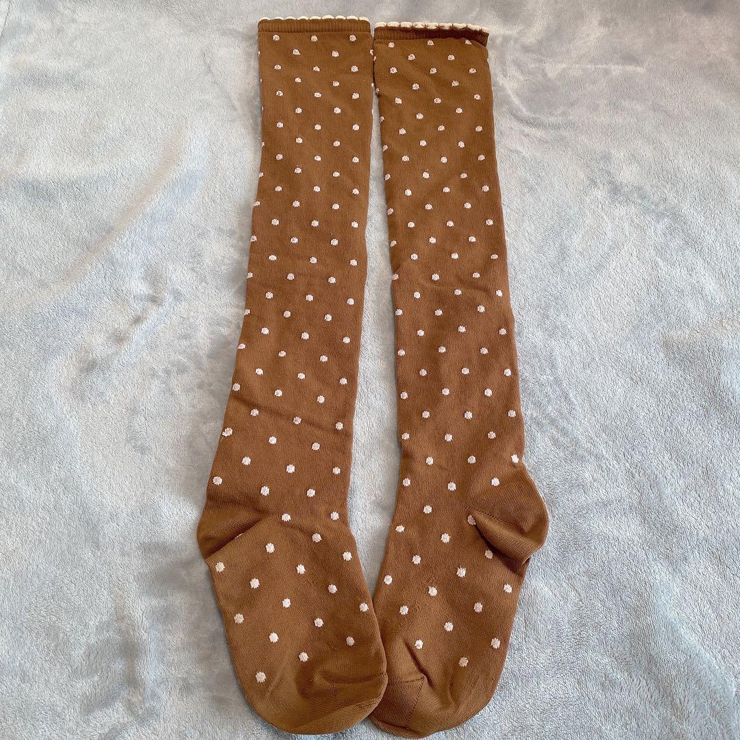 Meltyチョコレートオーバーニーブラウン