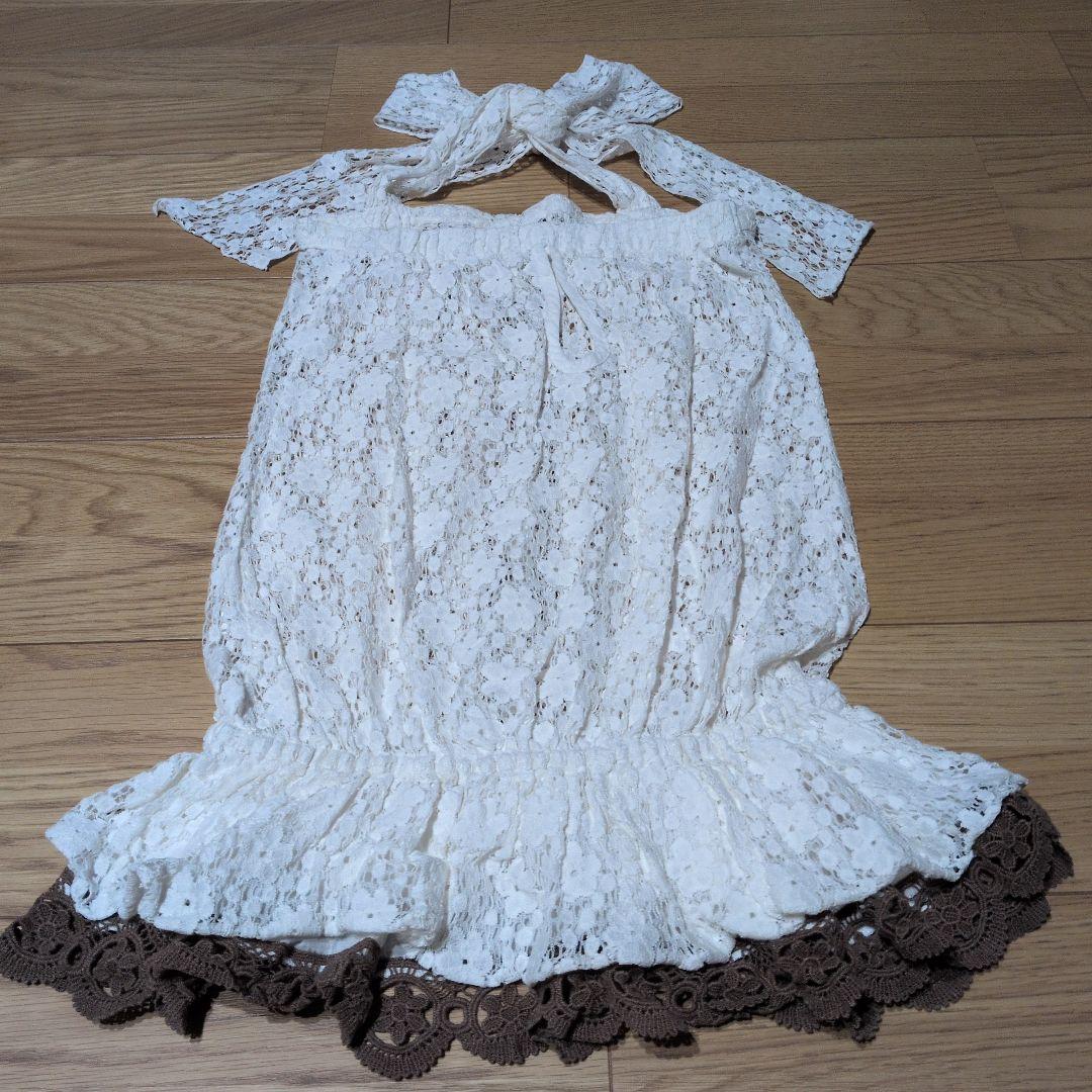 リズリサ(LIZLISA) ホワイトレースベアトップ