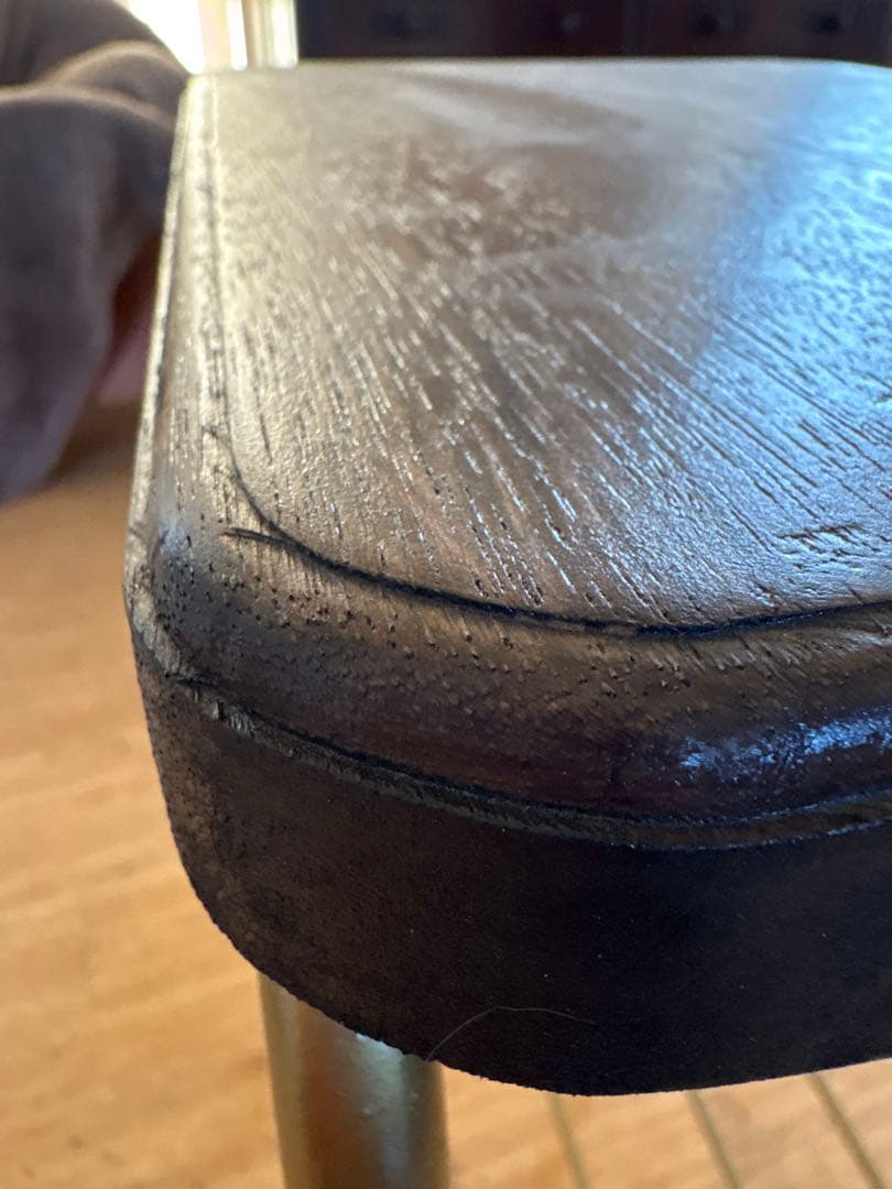 ヴィンテージ オーク材 ワゴン インダストリアル スチール サイドテーブル