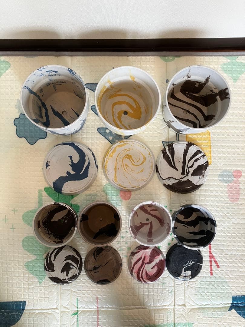 POSH LIVINGアーバン プランツポット7個セット