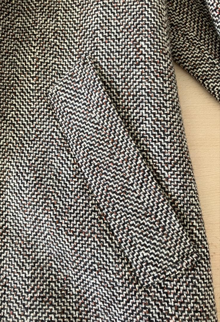 A.P.C. アーペーセー ツイードステンカラーコート(S)