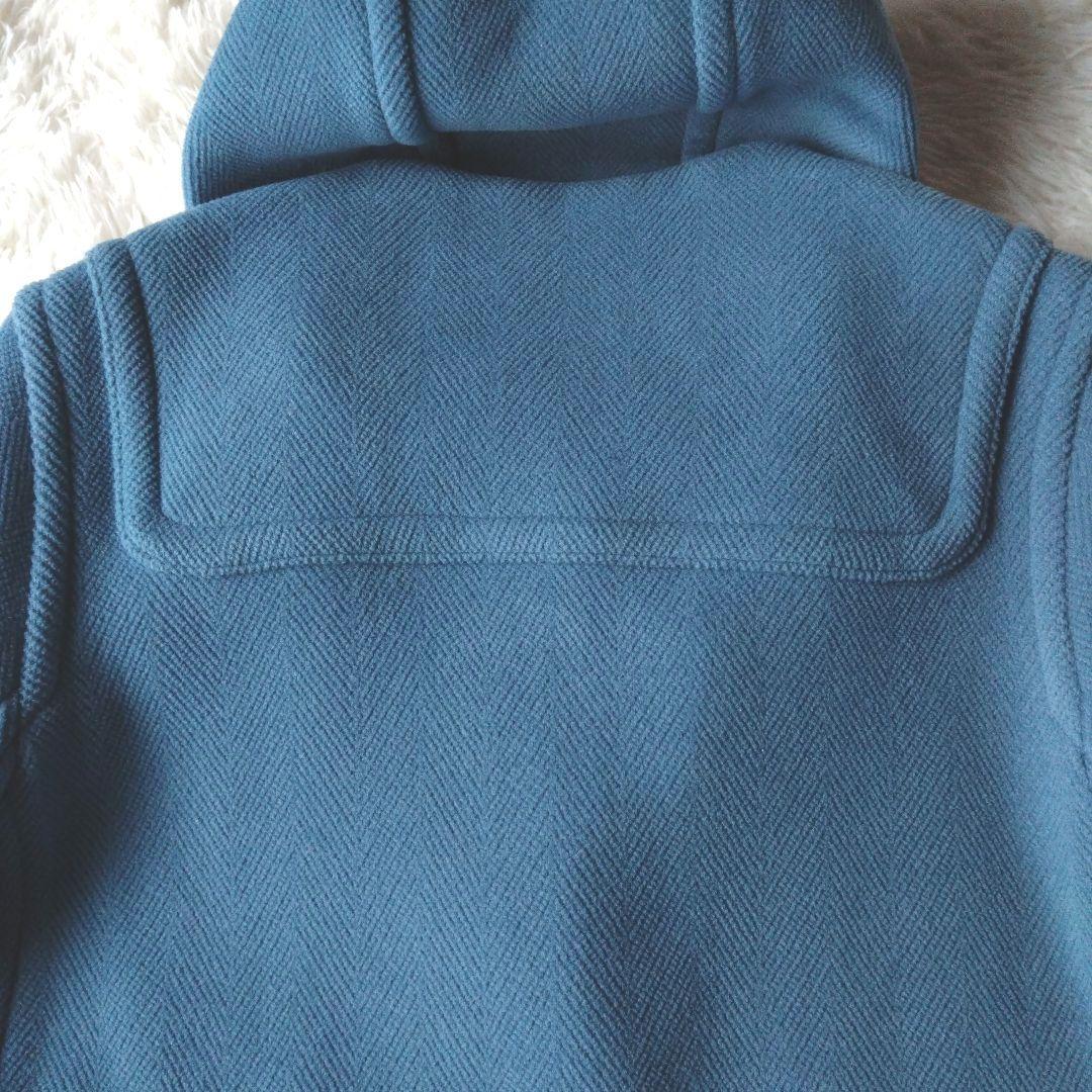 【希少】オールドイングランド ダッフルコート ヘリンボーン ロング丈 ブルー